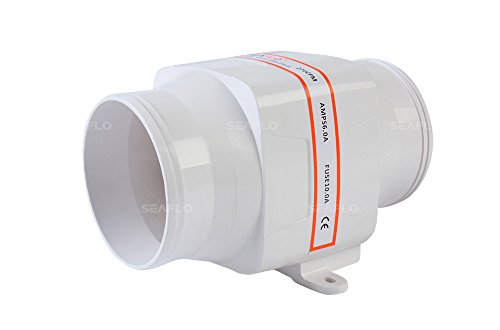 Seaflo 4” 270 CFM Inline-Bilge Gebläse