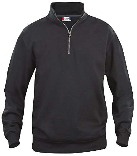 noTrash2003 Sweatshirt Half Zip by Clique in 14 Farben und 7 Größen (5XL, Schwarz)