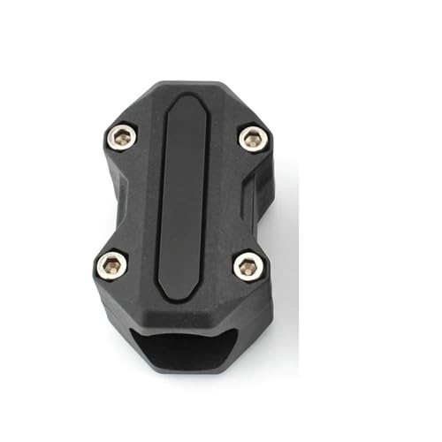 Motorrad Crashbars Motor-Crash-Bar-Schutz Stoßstange Dekorativer Schutzblock Stoßstangenschutzblock Passend Für Alle Durchmesser 22/25/28mm Motorschutz Sturzbügel(1PCS Black)