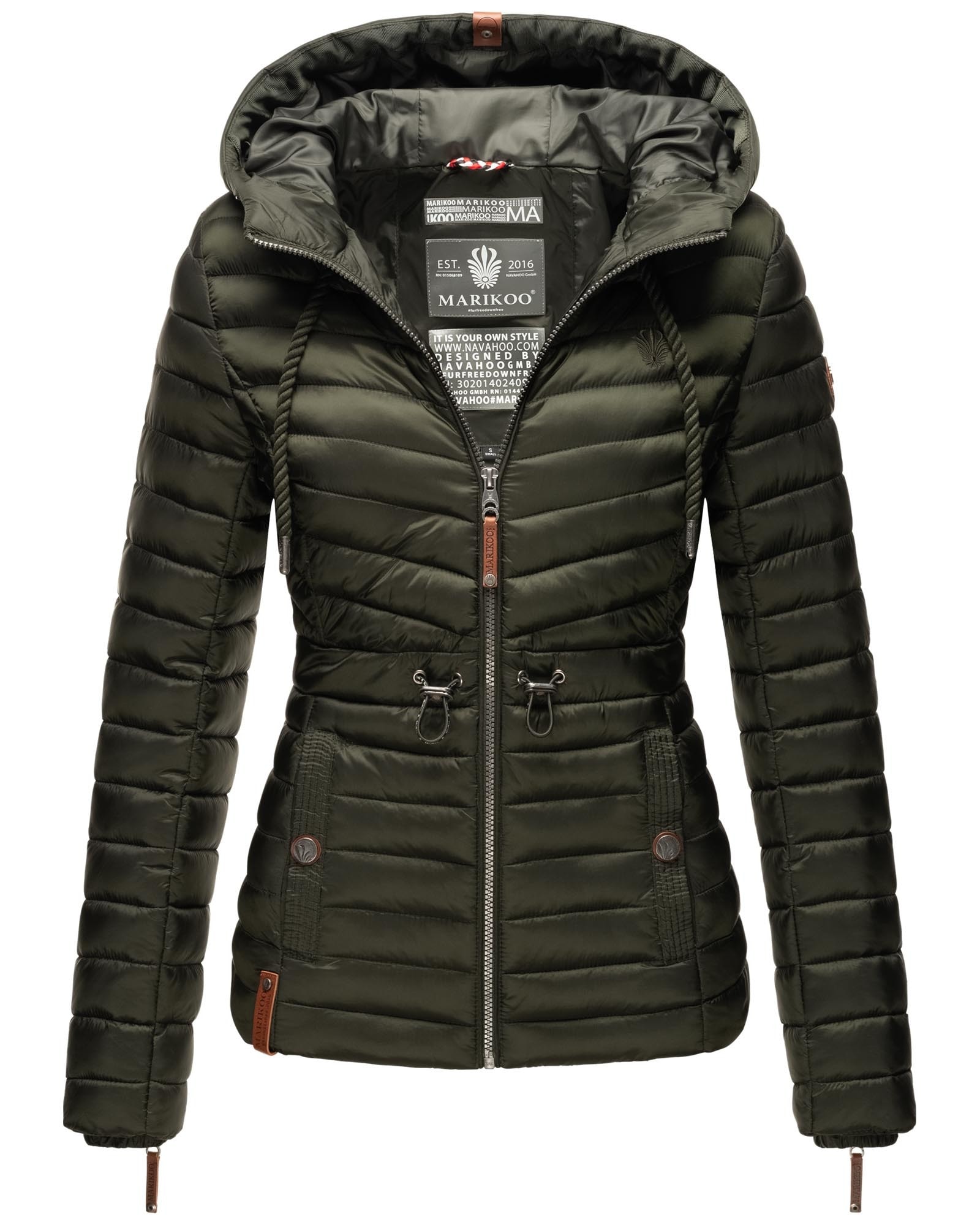 Marikoo Outdoorjacke "Aniyaa", Steppjacke mit Kapuze