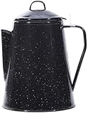 Mil-Tec Unisex – Erwachsene Emaille M.Percolator Kaffeekanne, Schwarz, Einheitsgröße