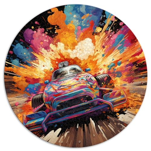 Puzzles Racing Buntes Puzzle für Erwachsene, 1000 Teile, 67,5 x 67,5 cm, Puzzle, jedes Teil ist einzigartig – anspruchsvolles, unterhaltsames Spiel für die ganze Familie