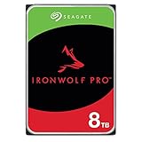 Seagate IronWolf Pro 8 TB, NAS interne Festplatte, 3.5 Zoll, 7200 U/Min, CMR, 256 MB Cache, SATA 6 GB/S, inkl. 3 Jahre Rescue Service, Modellnr.: ST8000NT001