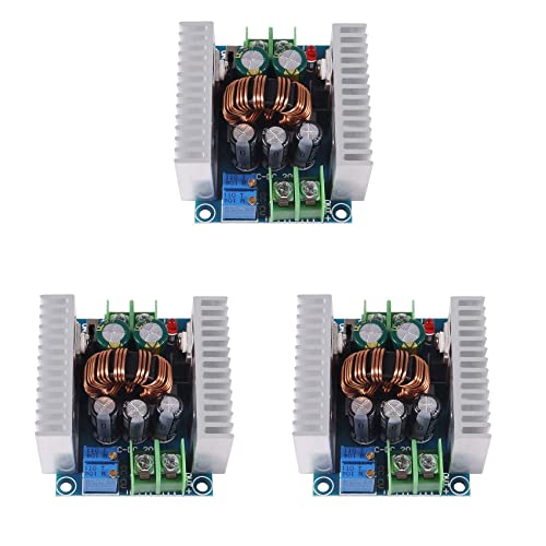 Kiudduy 3X Modul Einstellbarer DC Spannungs mit 6-40 V Bis 1,2-36 V Spannungs Regler Konstant Strom Modul