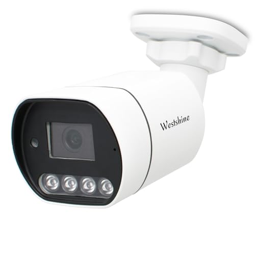 Westshine 1080P CCTV Überwachungskameras Außen wasserdichte Bullet Kamera,4-in-1(TVI + CVI + AHD + Analog) Kugelkamera mit 3.6mm Weitwinkel 1/3'' CMOS IR-Cut 36 Infrarot LED 83ft Nachtsicht
