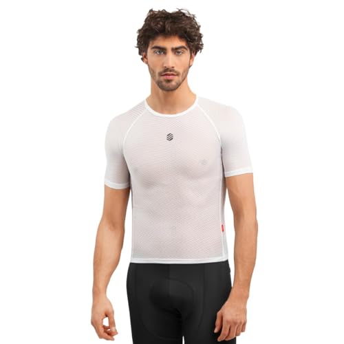 SIROKO - Kurzarm Radsport-Baselayer Clout - S-M - Weiß