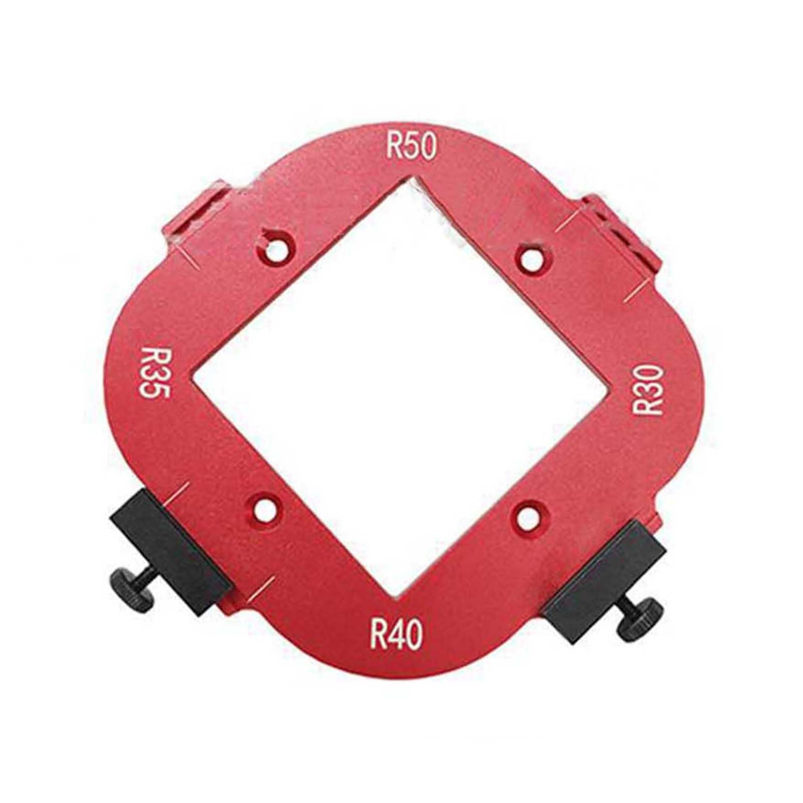 4 in 1 Radius Routers Templates Radius Corner for Woodworking Trimmer Engraving Machine Measuring Woodworking Tool