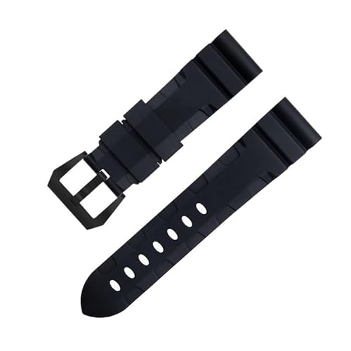 IOTUP Uhrenarmband für die PAM1392/0682-Serie, 22 mm, 24 mm, Fluorkautschuk, weiches FKM-Gummi-Uhrenarmband, 42/44 mm Zifferblatt für Panerai-Gurtzubehör, 24 mm, Achat