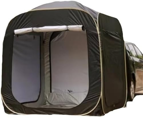 210D Oxford Stoff Wasserdicht Auto Heckzelt Sonnenschutz Autozelt SUV Camping Zelt UV Schutz Campingzelt,A/BLACK