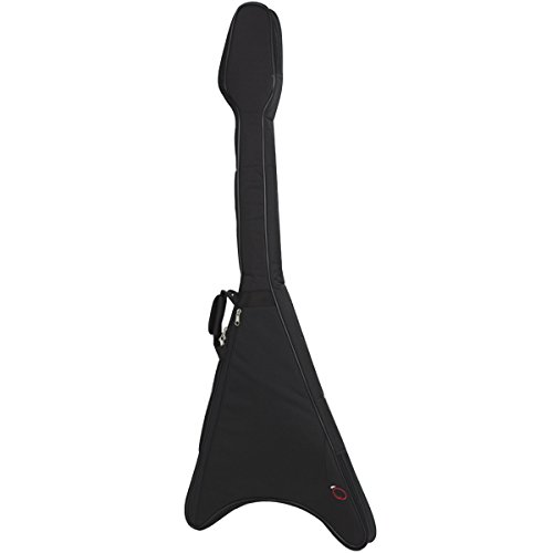 Ortola 6138 Flying V Schutzhülle für E-Bass, Schwarz