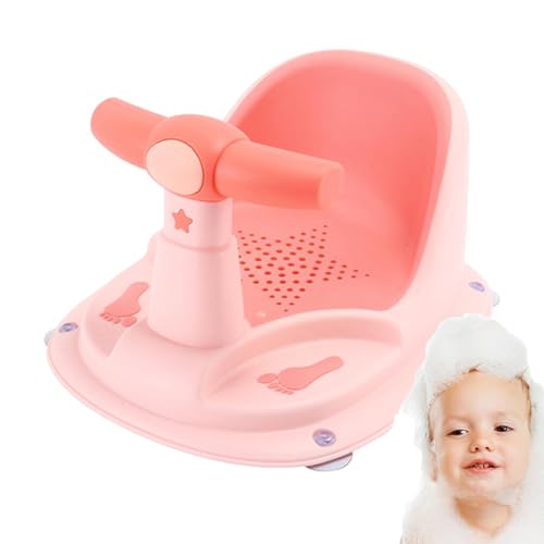 Takluu Badewannenstuhl Baby,Badestuhl für Baby, Verstellbarer Badesitz für Kleinkinder, Sitzsitz für die Babybadewanne, Babypartystuhl, Sitzbadesitz für Badewannen im Innen- und Außenbereich