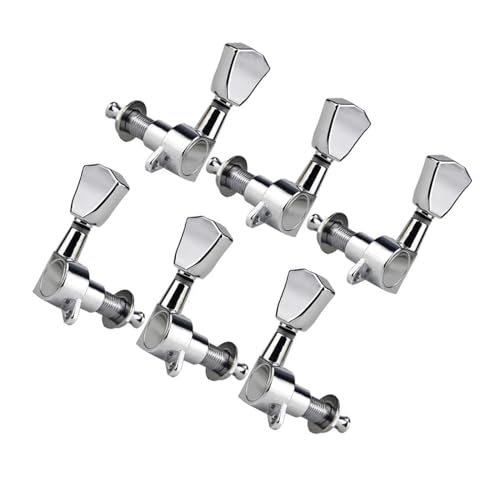 Strings Tuning Pegs Mechaniken Für Gitarre 6PCS Chrome Elektrische Gitarre Tuning Pegs Mechaniken Mechaniken Schlüssel 3L3R Für LP Gitarre