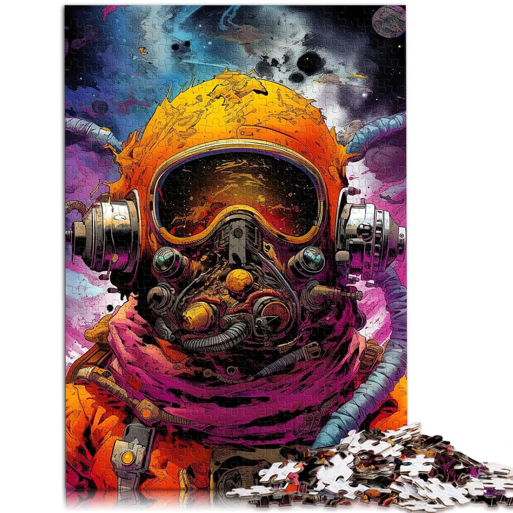 Puzzle für Puzzle Kleiner gelber Astronaut 1000 Teile Puzzle Puzzle für Erwachsene Geschenke Holzpuzzle Anspruchsvolles schwieriges Puzzle 1000 Teile (50x75cm)