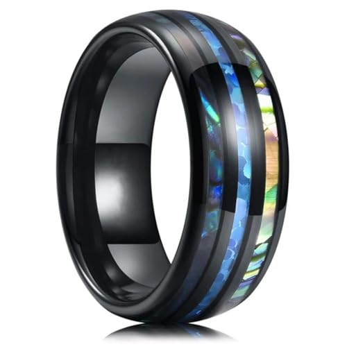 Ring Ringe Damen Bijouterie Herren Mode 8Mm Herren Schwarze Ringe Ring Herren Ehering 7 Style5