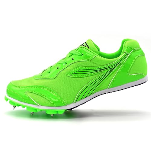 Zeihyeurus Leichtathletik Herren-Mittelstrecken-Laufschuhe Unisex-Leichtathletikschuhe Leichtathletik Spike Schuhe Track Spike Schuhe rutschfeste VerschleißFest Gelten Jungen MäDchen Damen Herren