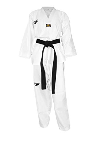 Dorawon Rice Kragen, Weiß Dobok Taekwondo Uniform, 180 cm