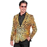 W WIDMANN MILANO Party Fashion - Party Fashion Jackett, Zebra Muster, Anzugjacke, Animal Print, Tierkostüm, Showmen, 80er Jahre, Disco Fever