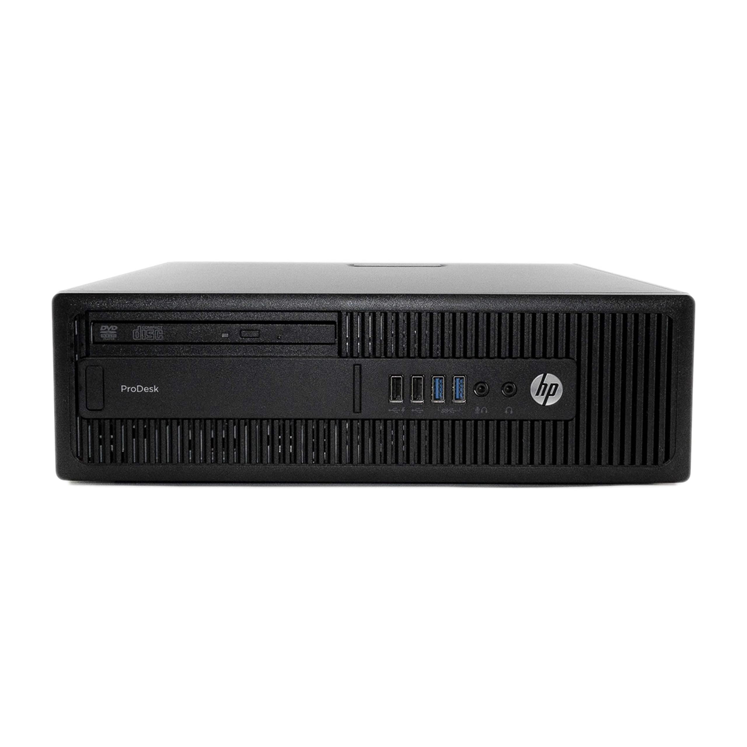 HP Fester Desktop-PC ProDesk 600 G2 i3 6100 3,7 GHz Serie RS232 Parallel Com Windows 10 Pro Unternehmen SmartWorking Büro Zuhause Arbeit (überholt) (8 GB RAM SSD 480 GB)