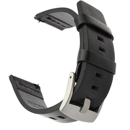 NEYENS Lederarmband für Garmin Venu2 Plus Venu 2 2S Vivoactive 3 4 4S Forerunner 245 645, 18 mm, 20 mm, 22 mm, 22 mm, Achat