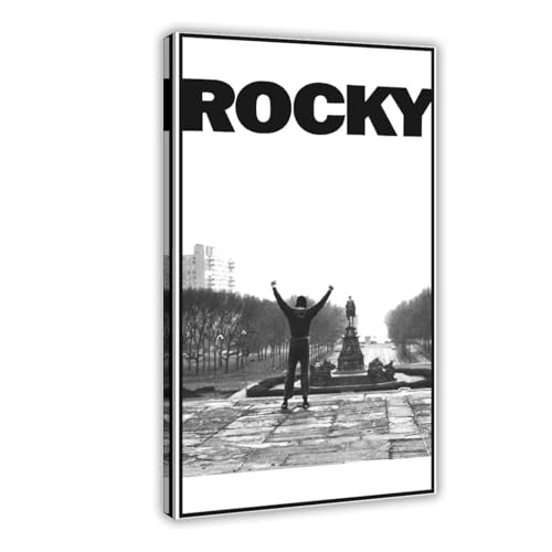 biegzc Filmposter Rocky (1976), Leinwand, Poster, Schlafzimmer, Dekoration, Landschaft, Büro, Raumdekoration, Geschenk, 50 x 75 cm