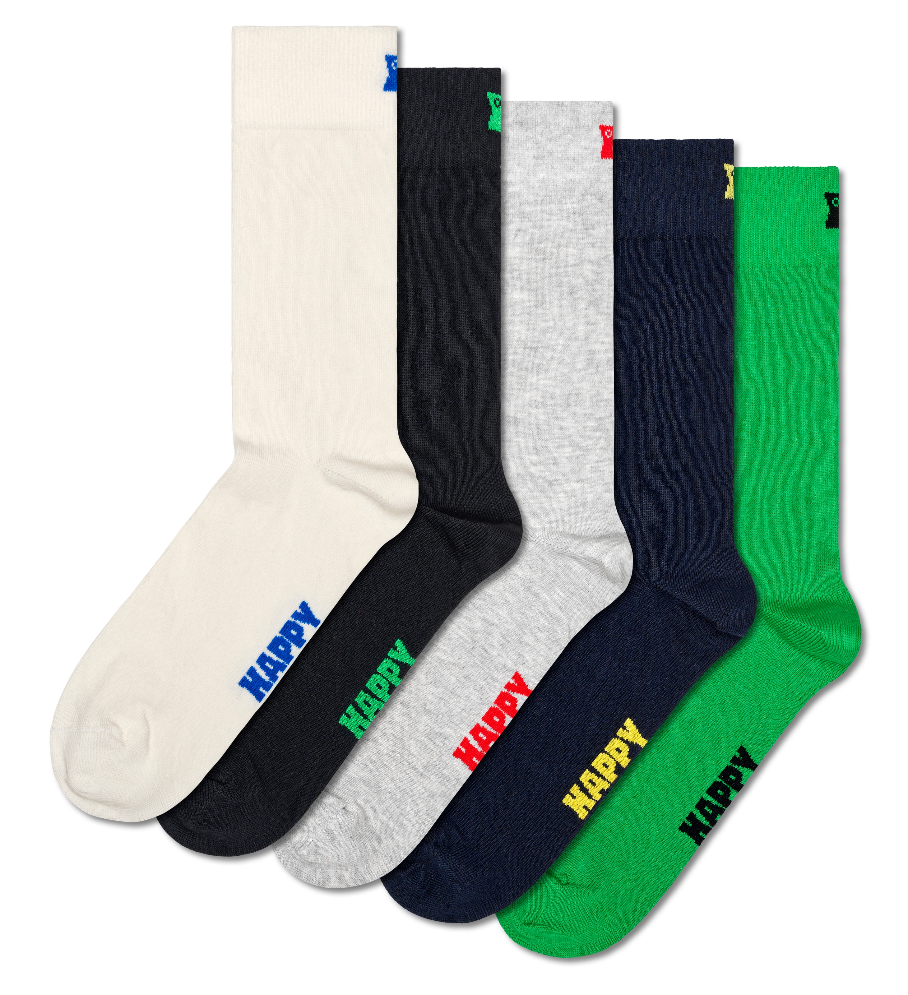 Happy Socks Socken, (Set, 5 Paar), mit schlichtem Look