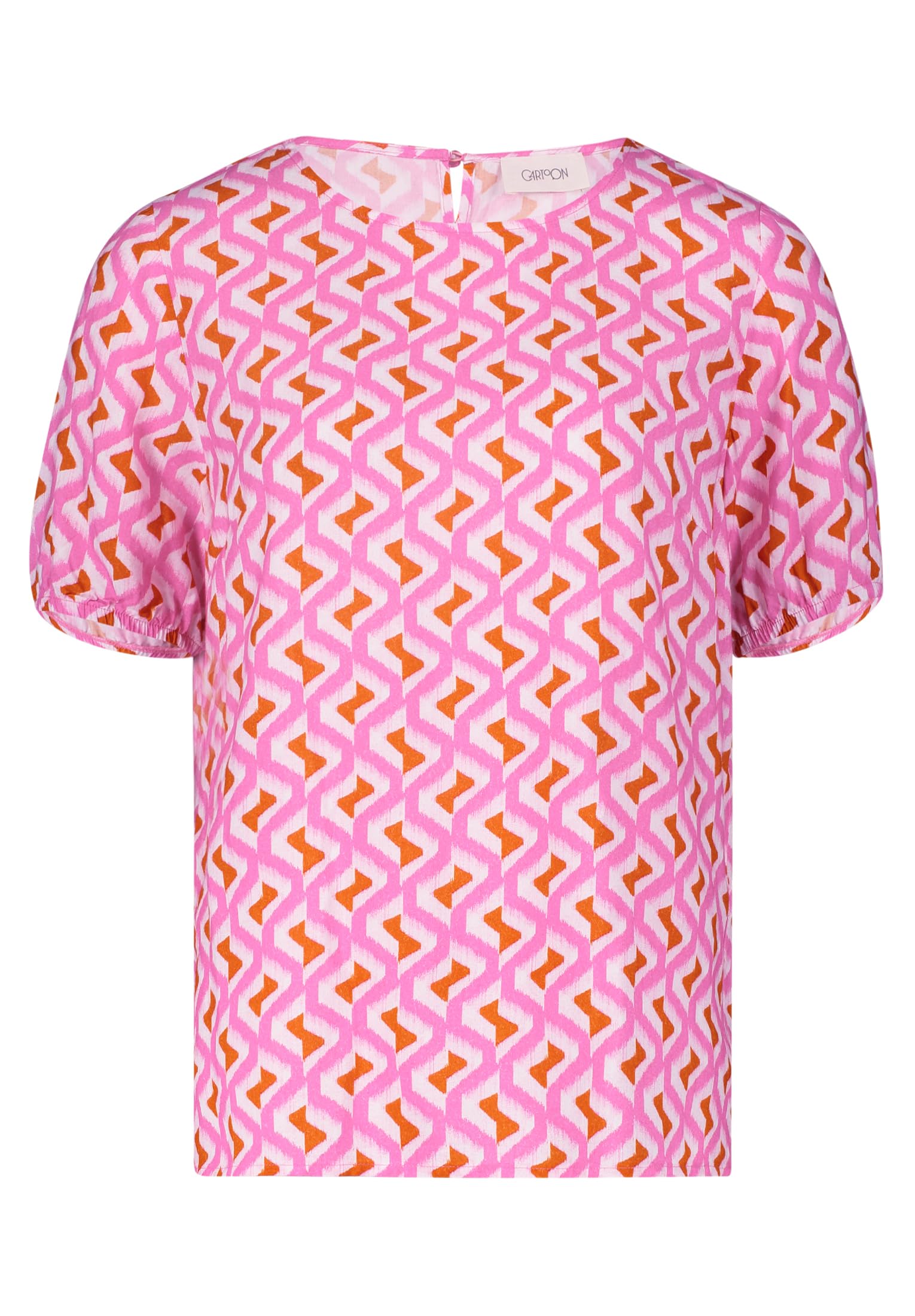 Cartoon Damen 8957/7274 Bluse, Pink/Orange, 36