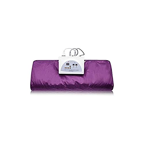 Saunadecke Infrarot Saunadecke 2 Zonenheizung Sauna Decke Body Shaper Oxford Professionelle Sauna Decke for Detox Therapy Home Verwendung zur Entgiftung(Color:Purple)