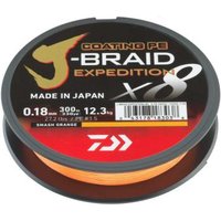 Daiwa J Braid Expedition X8E 0,13mm 300m smash orange