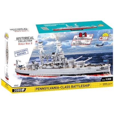 COBI 4842 Pennsylvania Class Battleship 2-in-1 Arizona Executive Edition, 2100 Stück