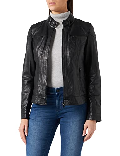 Oakwood Damen Lederjacke 60968, Gr. 40 (Herstellergröße: XL), Schwarz