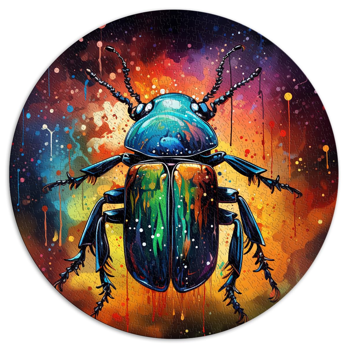 Puzzles Star Art Beetle Puzzle 1000 Teile Puzzle 67,5x67,5cm Lernpuzzle Familienspiel für und Familienaktivität Puzzles Lernspiele