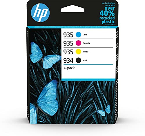 HP 934/935 4-Pack Black/Cyan/Magenta/Yellow Original Ink Cartridges