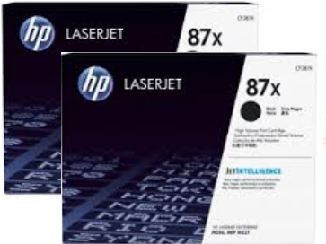 HP Toner CF287XD (87X) - Doppelpack - Schwarz - Kapazität: 2x 18.000 Seiten (CF287XD)