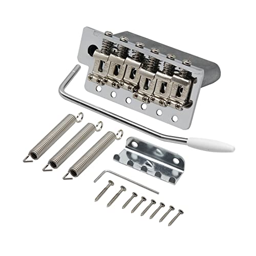 Vintage Guitar Bridge Tremolo Bridge Complete Kit Chrome Für ST Gitarrebrücke