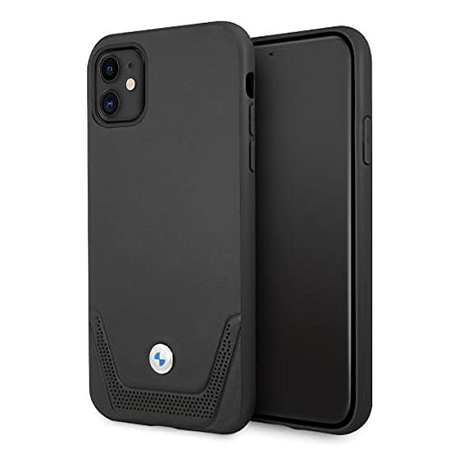 BMW BMHCN61RSWPK Hülle für iPhone 11 6,1" schwarz Leather Perforate