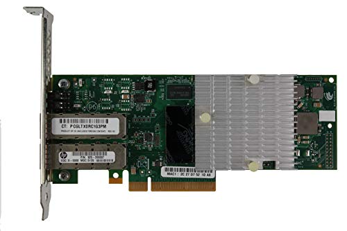 Hpe QLE8242 925-200007 3PAR StoreServ PCIe Dual Port 10GB iSCSI FC QR487A 683237-001 mit Standard-Halterung