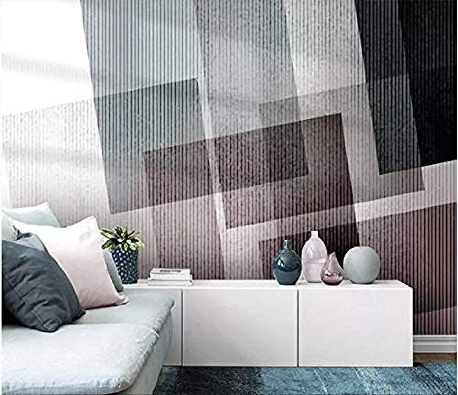 Abstrakter Minimalistischer Geometrischer Farbblock 3D Tapeten Wanddekoration Fototapete Sofas Wohnzimmer Wandbild Schlafzimmer-300cm×210cm