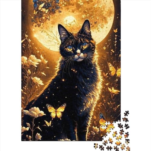 Traumkatze für Erwachsene Puzzle 1000 Teile Puzzle 1000 Teile Puzzle Erwachsene Puzzle Geschenke Lernspiele Heimdekoration Puzzle. 29,53 x 19,69 Zoll