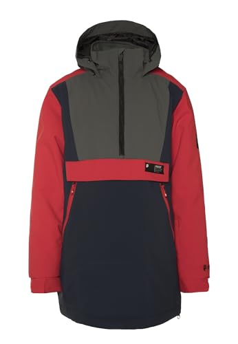 ISAACT JR - 10K Wasserdicht und atmungsaktive PFC-Freie Anorak Skijacken grün Gr. 164 Jungen Kinder