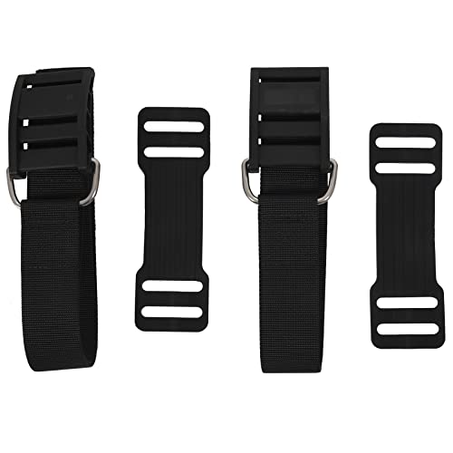 Kiudduy 2 StüCk Scuba Tauchen Tank Strap BCD Tank Strap Band Gewichts Gurt mit Buckle Taucher AusrüStung