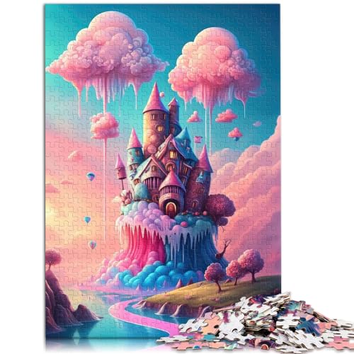 Puzzles für Candyland für Kinderzimmer für Erwachsene, 1000-teiliges Puzzle, Lernspiele, Holzpuzzle, Weihnachtswunschliste mit Weihnachtsmann, 1000 Teile (50 x 75 cm)