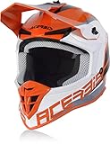 ACERBIS HELMET LINEAR ARANCIO/BIANCO XS