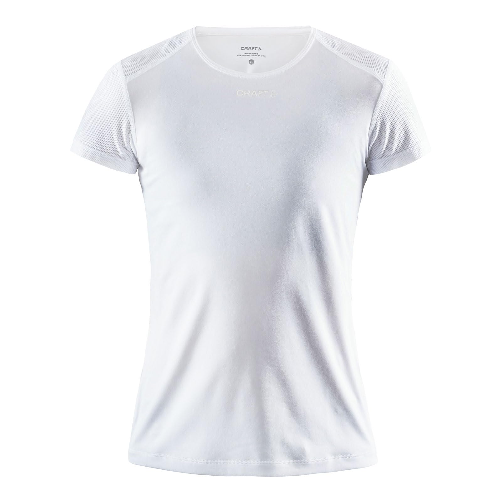 Craft Damen ADV Essence Ss Slim Tee T-Shirt, White, XL