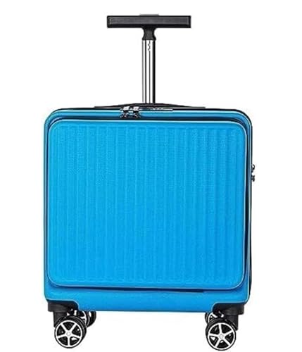 Rollkoffer Koffer Trolley 16-Zoll-Koffer Für Geschäftsreisen, Boarding, Handgepäck, Kratzfest, Hart, Mit Rollen Koffer Gepäck Reisekoffer (Color : B, Size : 16 in)