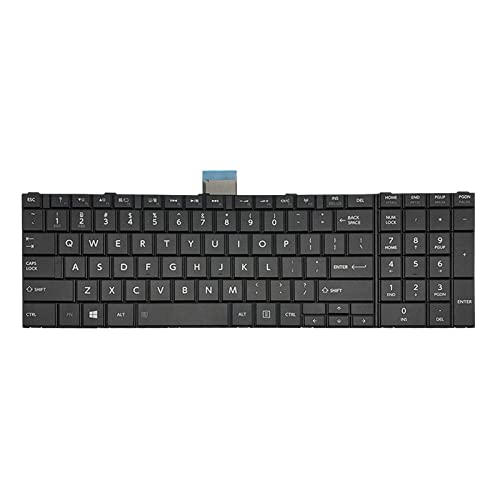 Aurgiarme Laptop-Tastatur mit englischen Buchstaben/Zeichen, Desktop-Design in voller Größe, für C855, C855D, L850, L850D, L855, englische Tastatur