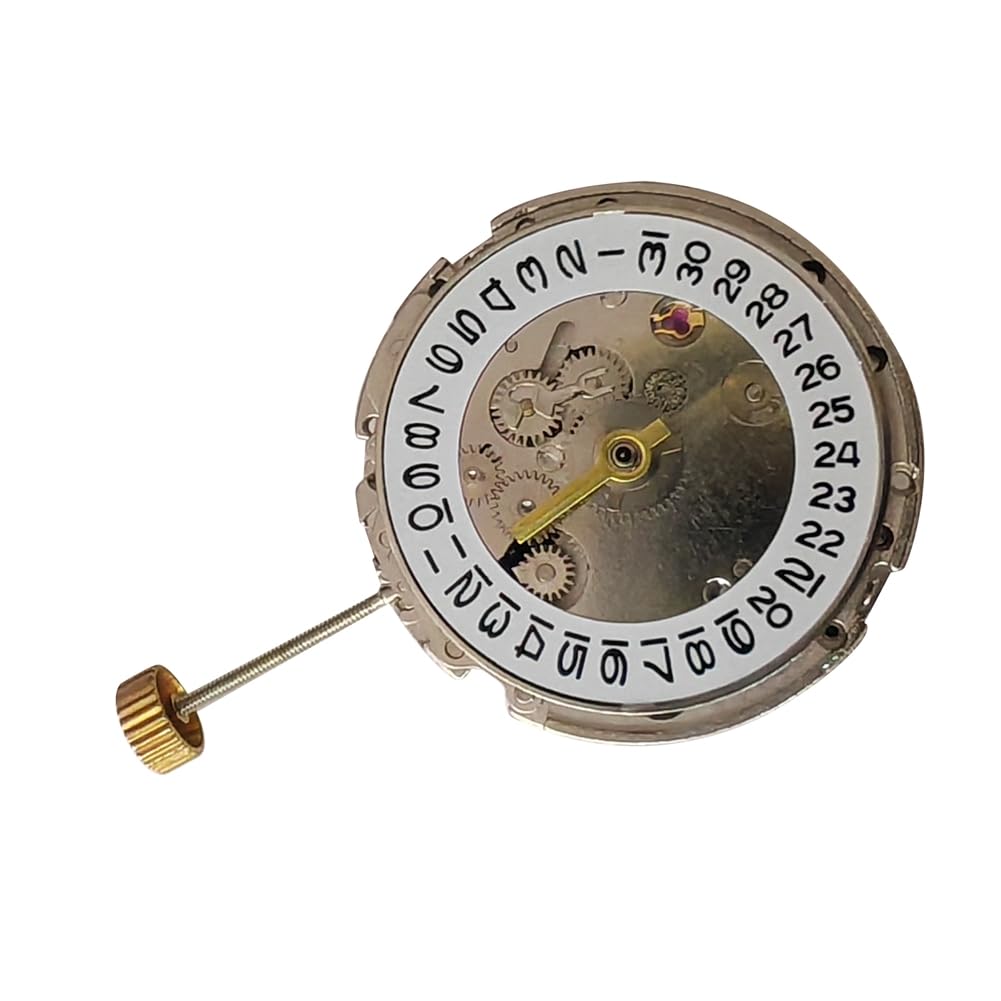 Pcivzxam 1 PCS 2813 Uhrwerk Vier-Nadel Automatische Mechanische Uhrwerk 8215 Metall Ersatzteil Uhr Reparaturwerkzeug