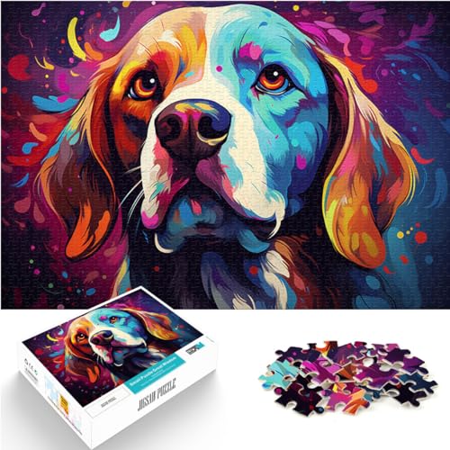 Puzzles, Geschenke, Spielzeug, Beagle-Puzzles für Erwachsene, 1000 Puzzles, Holzpuzzle für Puzzles, Spaß für zu Hause, Aktivitäten, Geburtstagsgeschenk, Reisegeschenke, (50 x 75 cm)