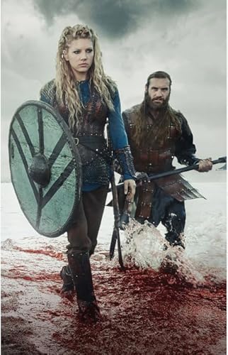 Hfmquisutron Jigsaw Puzzle 1000 Teile Ragnar.Lothbrok Action Historische Filme Poster Für Spaß Erwachsene Holzpuzzle Spielzeug Rt70Ha