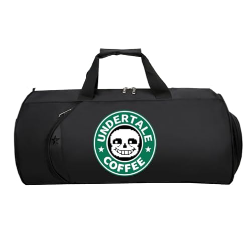 Kleine Reisetasche Anime, Groß Wasserdicht Sporttasche, Weekender HandgepäCk Koffer füR Herren Und Damen Flugzeug(Black 4)