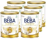 BEBA SUPREME 2 Folgemilch nach dem 6. Monat, Babynahrung mit 6 HMO Komplex, nur Laktose, ohne Palmöl, 6er Pack (6 x 800g)